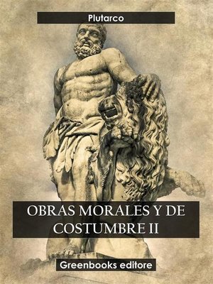 cover image of Obras morales y de costumbre II